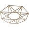 Ekena Millwork Guardian Wood Fretwork Pierced Ceiling Medallion, Birch, 40"OD x 15 1/2"ID x 3/8"T CMWP40X40X0375GDBI - alternate 3